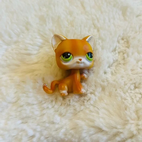Orange Lps Shorthair Cat Orange Lps Short Cat Littlest Pet Shop